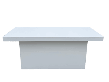 dining table rentals, wedding table rentals, modern table rental, communal table, cocktail table