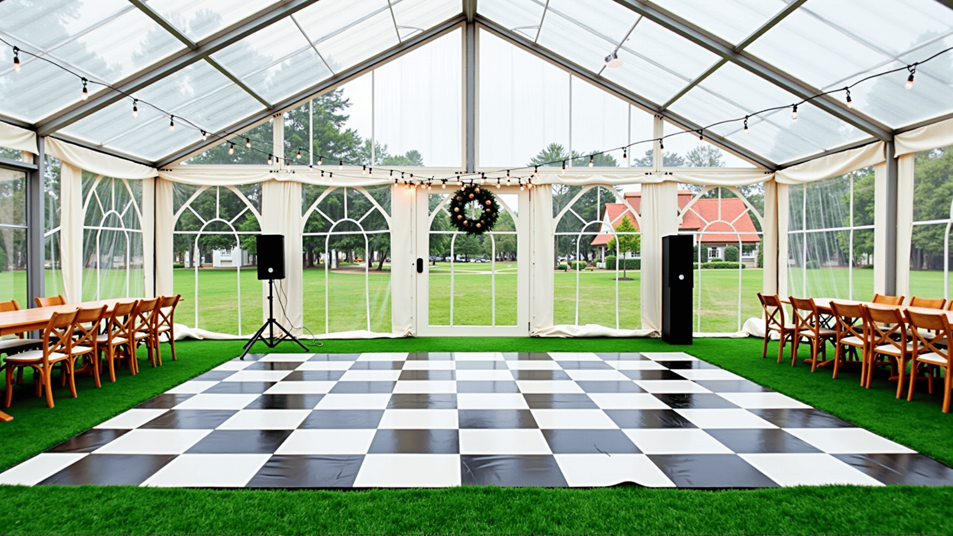 Black and White Checkered Floors