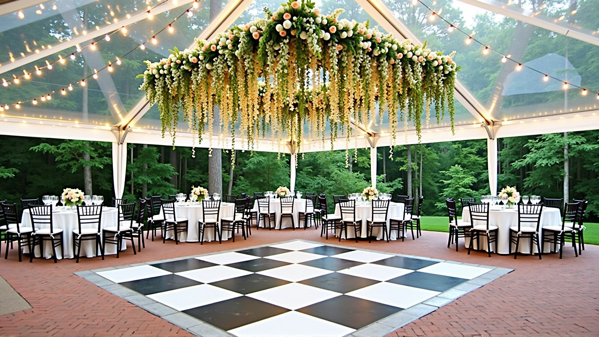 Black and White Checkered Floors