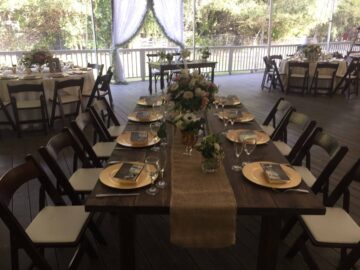 farm table rentals - LA Party Rentals