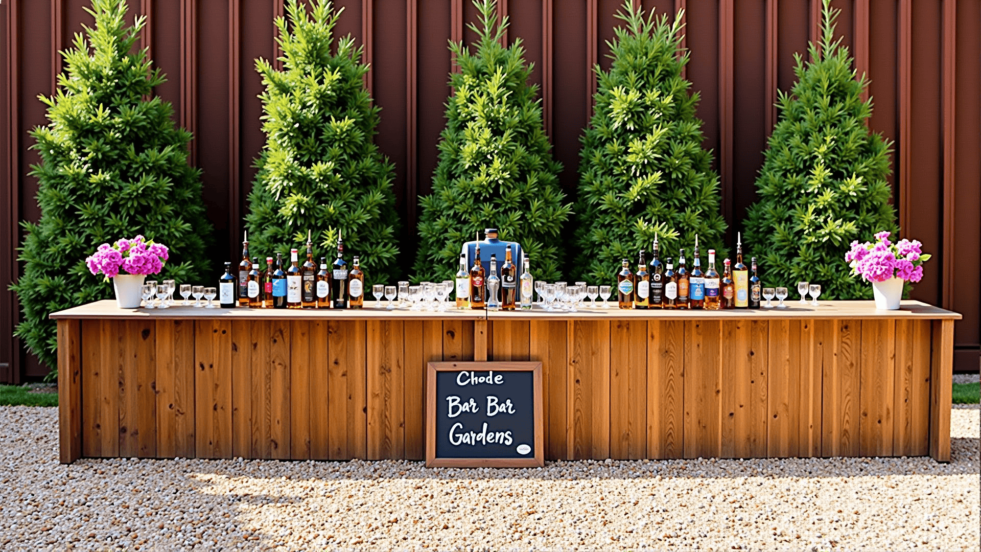 Rustic Wooden Bars
