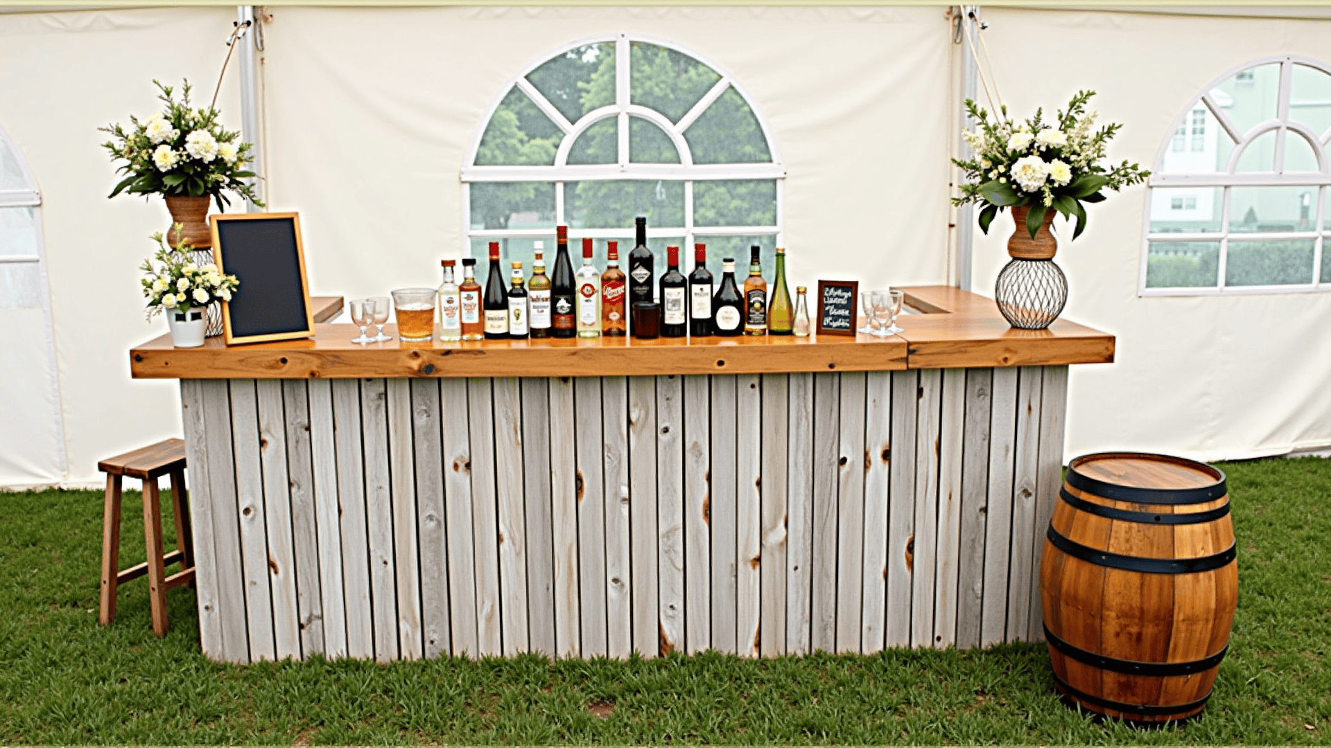 Rustic Wooden Bars