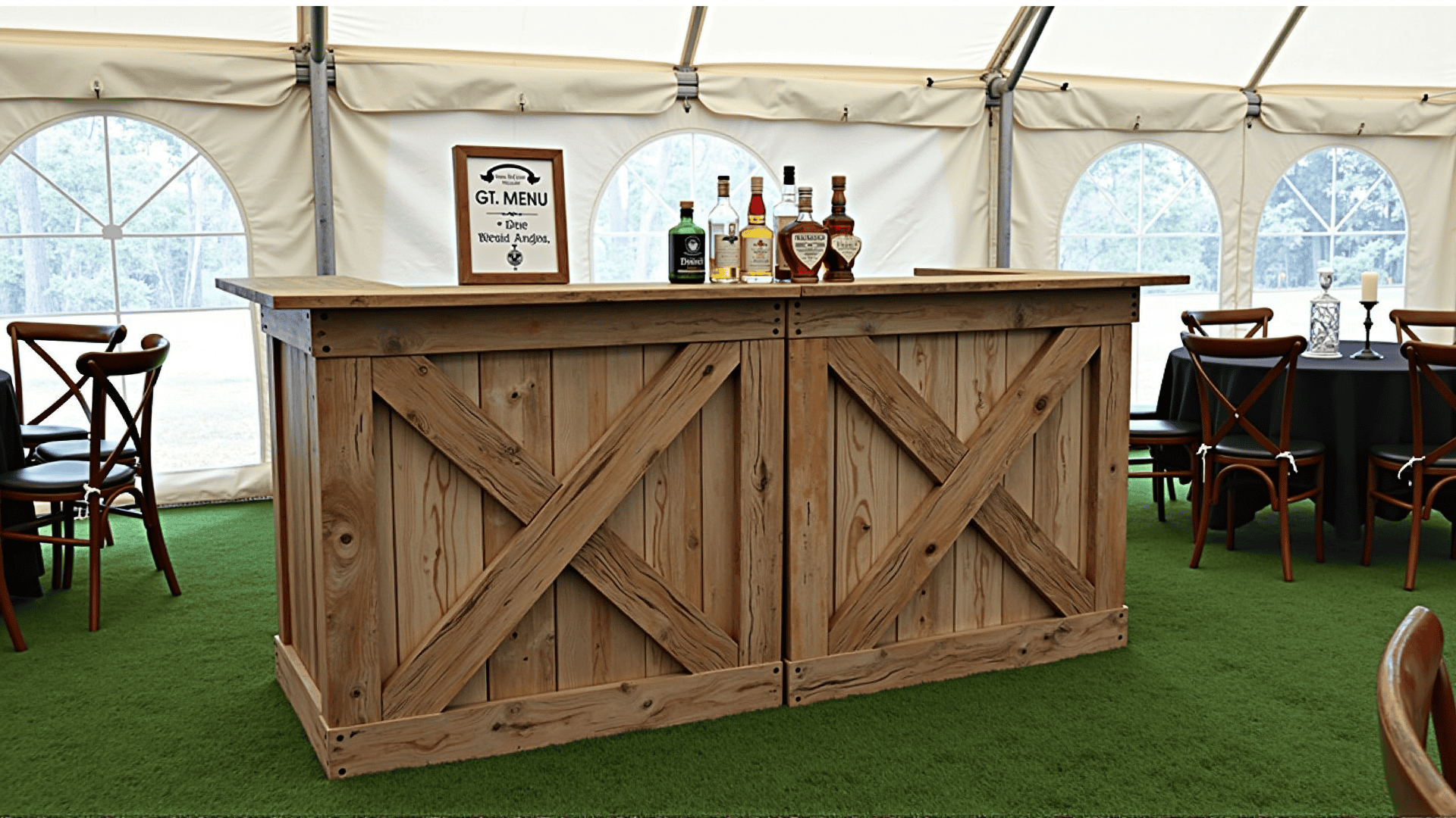 Rustic Wooden Bars