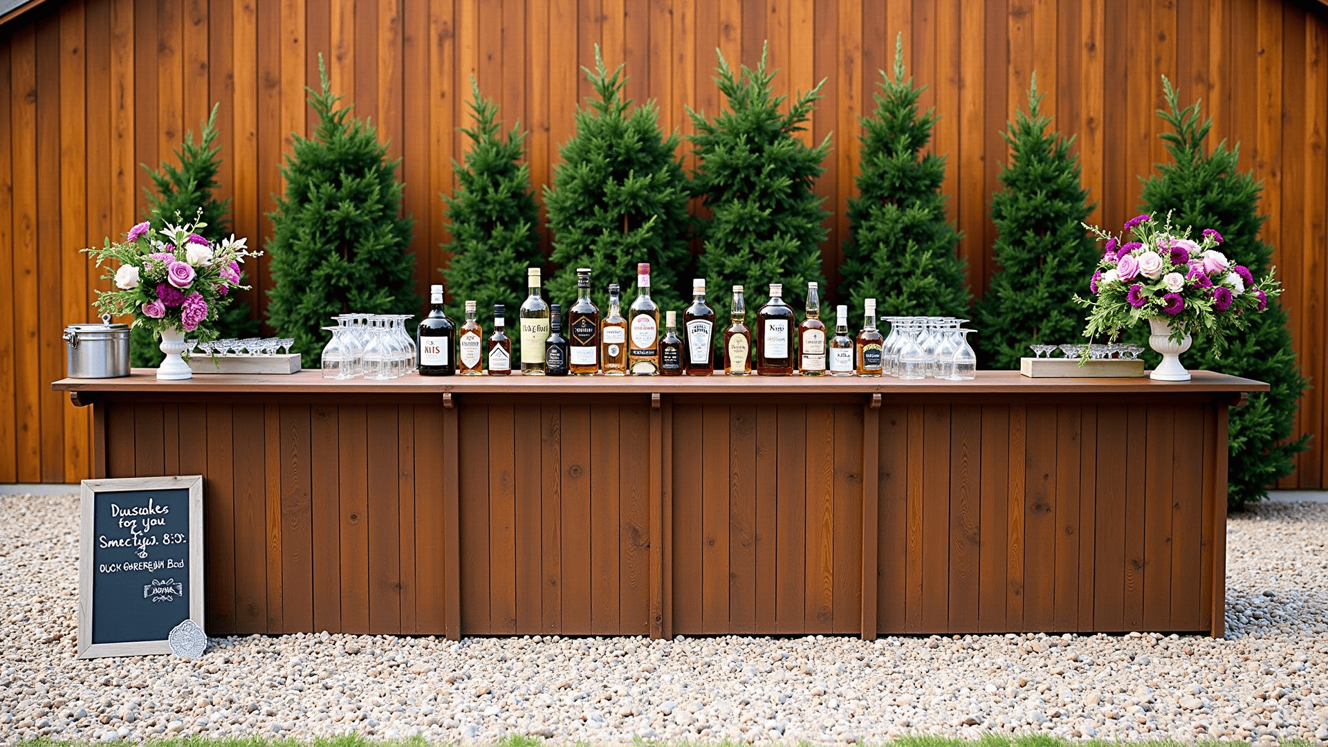 Rustic Wooden Bars