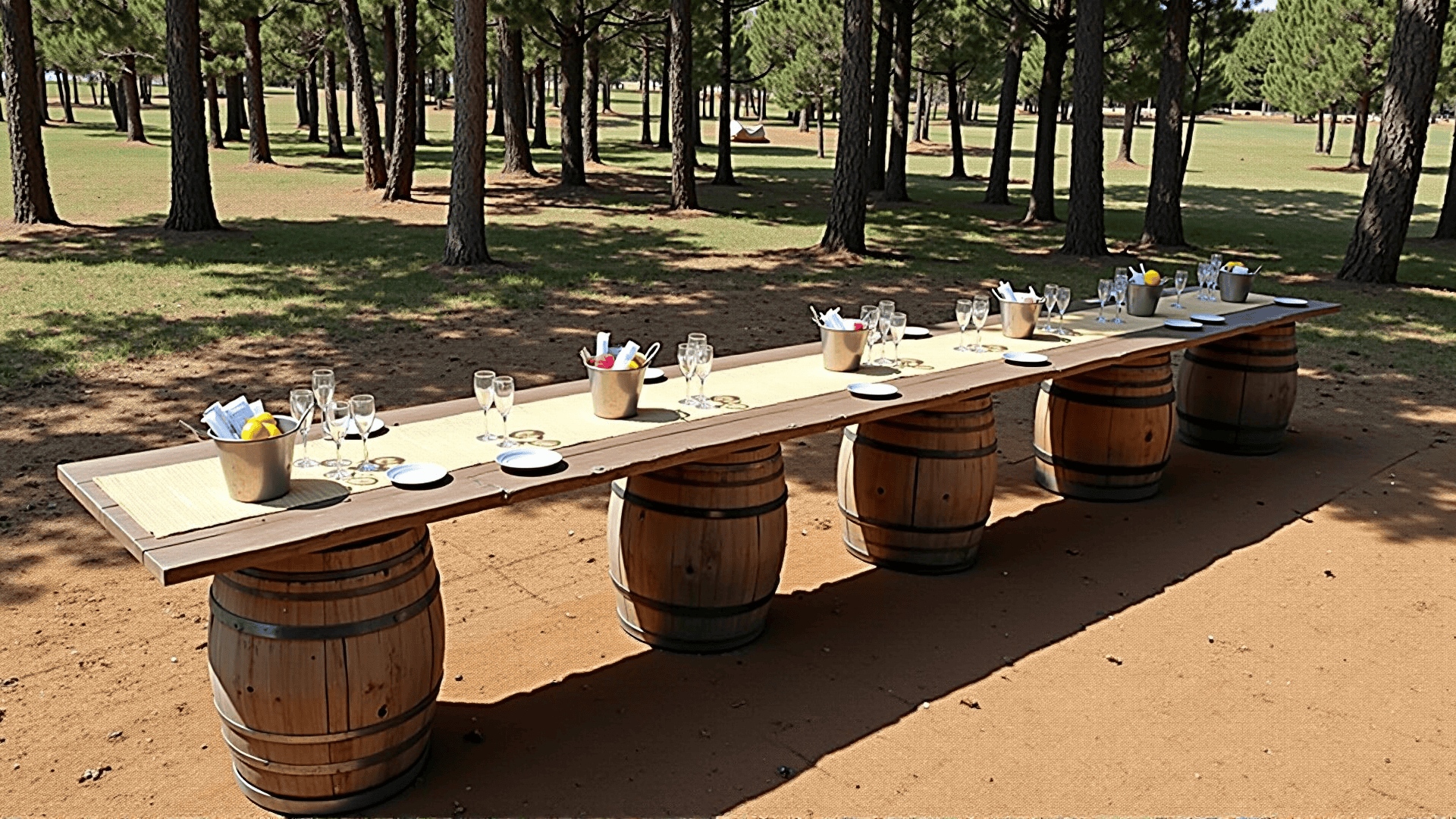 Wine Barrel Bars