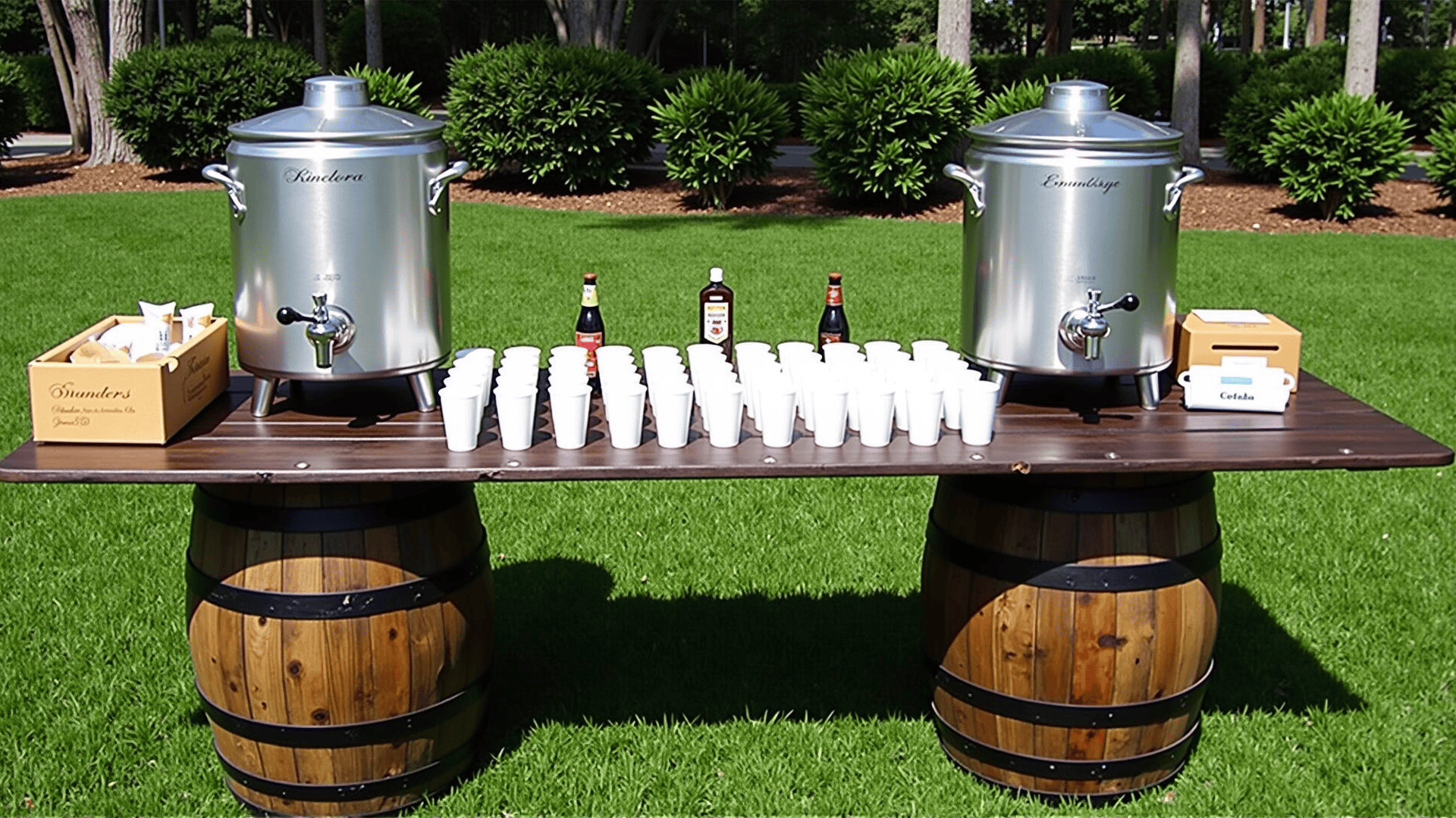 Wine Barrel Bars