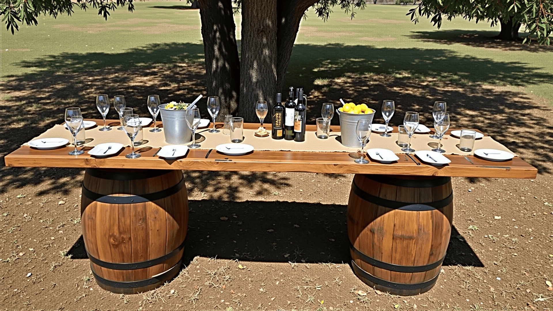 Wine Barrel Bars