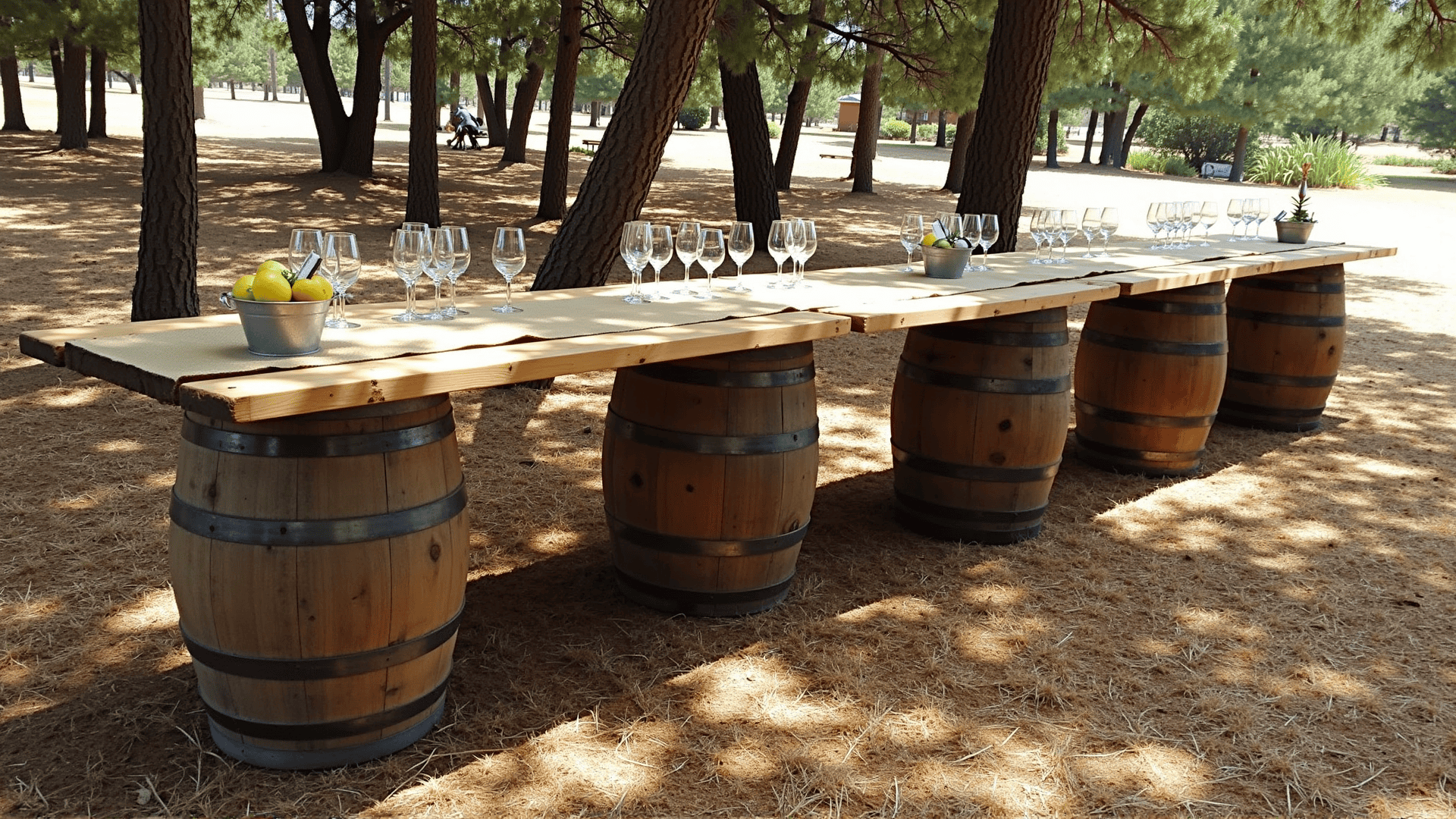 Wine Barrel Bars