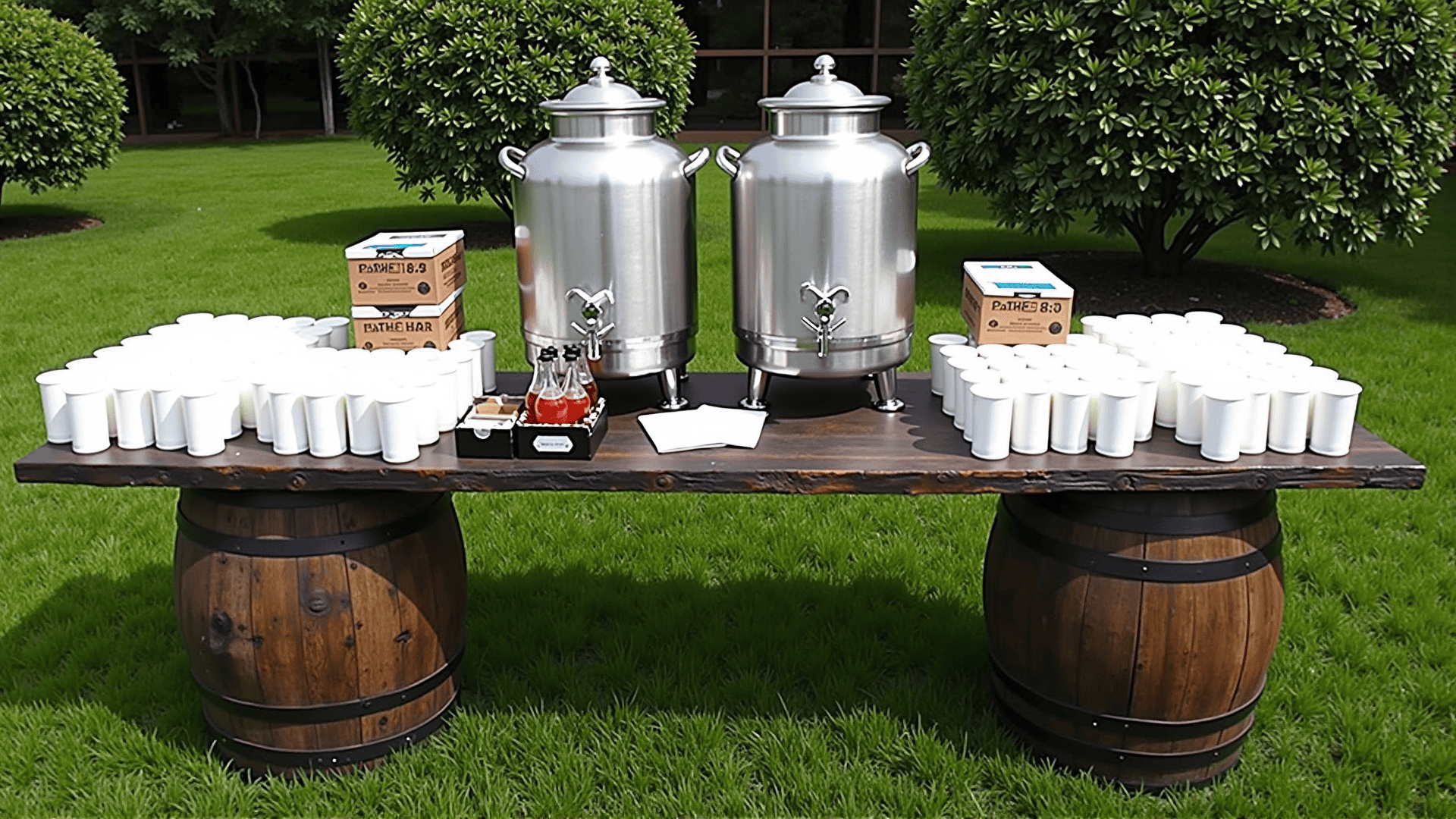 Wine Barrel Bars