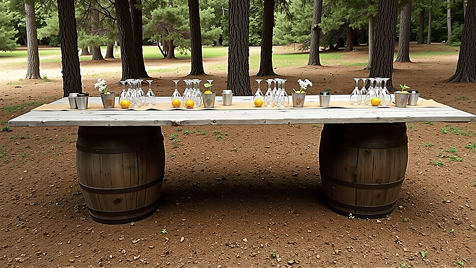 Wine Barrel Bars