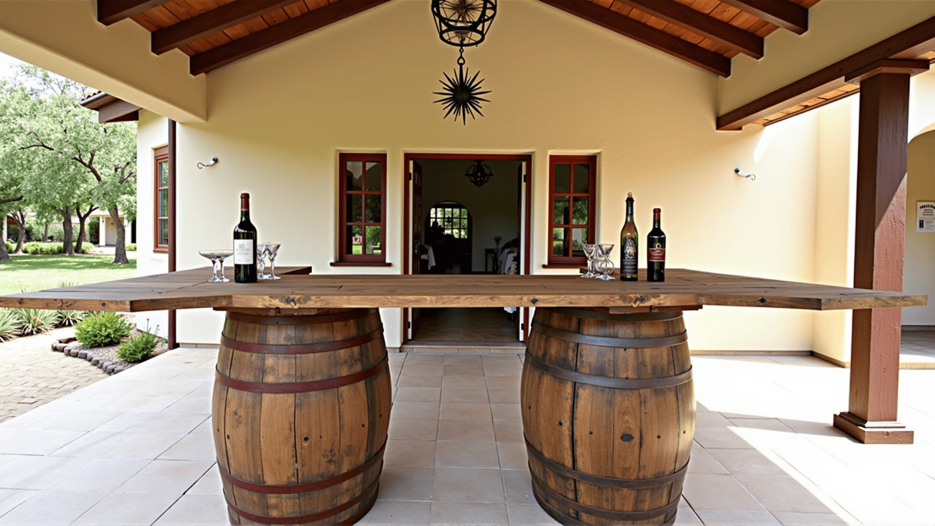 Wine Barrel Bars