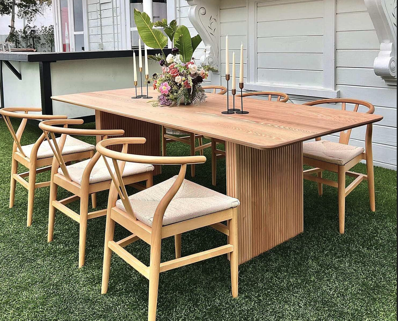 wishbone chair - natural