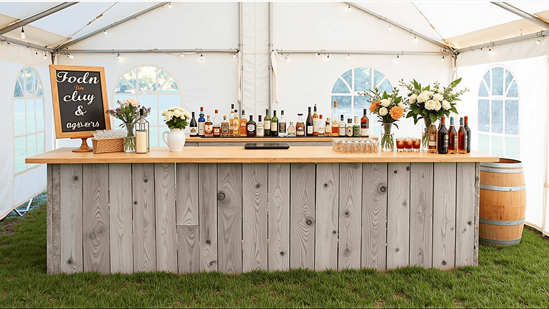 Wood Bar Shelf