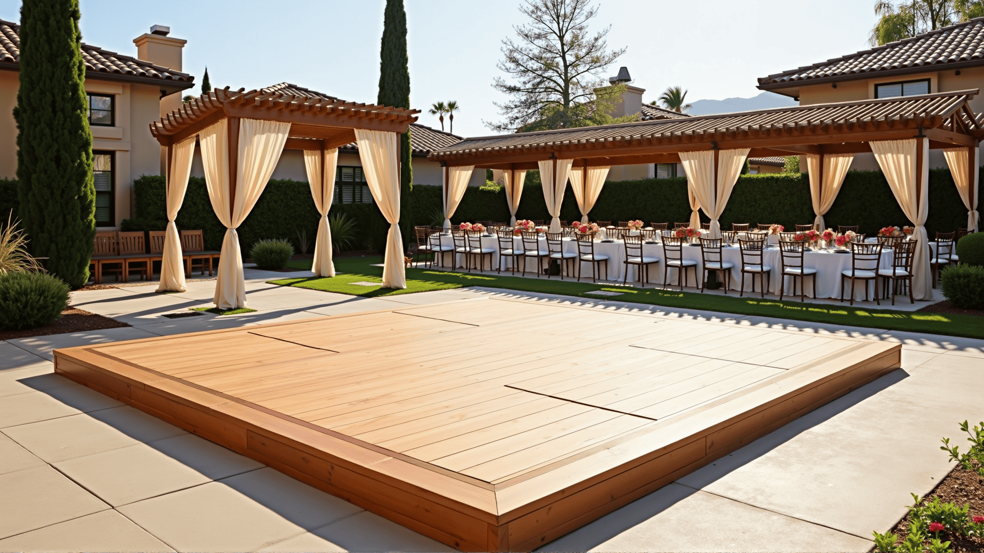 Wooden Dance Floor Rentals