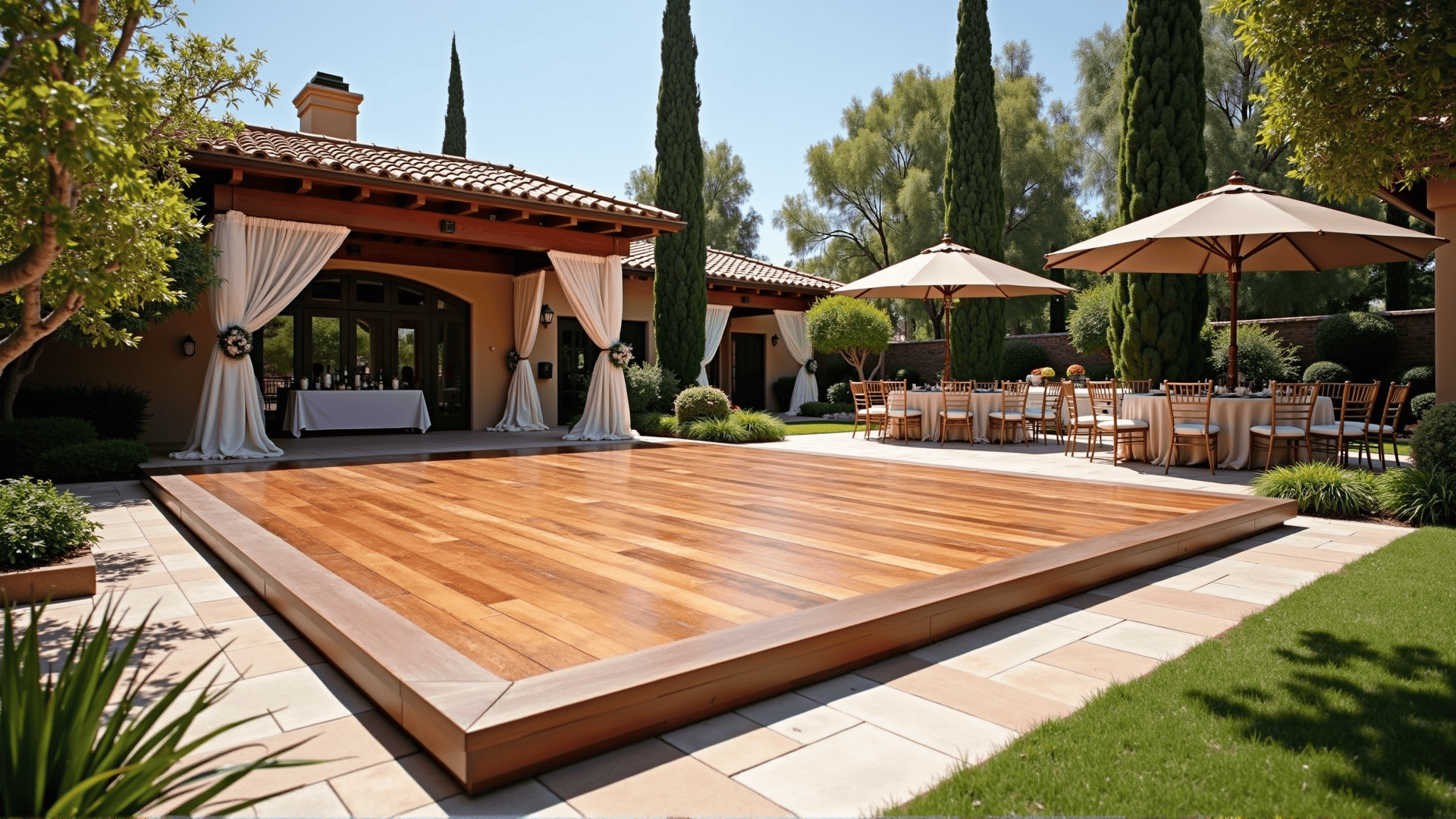 Wooden Dance Floor Rentals